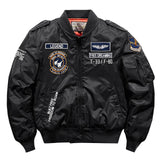 Aidase Hip hop Jacket Men High quality Thick Army Navy White Military motorcycle Ma-1 aviator Pilot Men Bomber Jacket Men aidase-shop