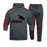 2021New Adios Men's Autumn Winter Sets Zipper Hoodie+Pants Pieces Casual Tracksuit Male Sportswear Gym Brand Clothing Sweat Suit aidase-shop