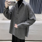 2021 Simple Retro Check Jacket Tide Boy Japanese Street Autumn And Winter Wild Plaid Jacket Thick Shirt aidase-shop