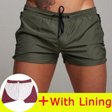 2021 Men  Casual Shorts New Gyms Fitness Bodybuilding Shorts Mens Summer Casual Cool Short Pants Male Jogger Workout Beach aidase-shop