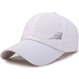 New Men Women  Summer Baseball Cap  Quick Drying  Hats Unisex Breathable Sport  Pure Color Snapback Hat bone baseball hat aidase-shop