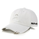 Aidase Spring Fashion Brand Street Adjustable Lovely Embroidery Hat Cat Ears Snapback Cap Boy Girl Pearl Baseball Cap aidase-shop