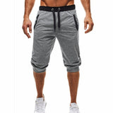 New Shorts Men Bermuda Shorts Men Hot Sale Summer Leisure Knee Length Shorts Color Patchwork Joggers Short Sweatpants Trousers aidase-shop