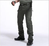 Men's Tactical Pants Multi Pocket Elastic Waist Military Trousers Male Casual Cargo Pants Men Clothing Slim Fit 5XL Sweatpants aidase-shop