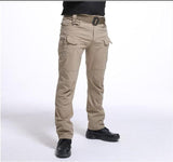 Men's Tactical Pants Multi Pocket Elastic Waist Military Trousers Male Casual Cargo Pants Men Clothing Slim Fit 5XL Sweatpants aidase-shop