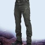 Men's Tactical Pants Multi Pocket Elastic Waist Military Trousers Male Casual Cargo Pants Men Clothing Slim Fit 5XL Sweatpants aidase-shop