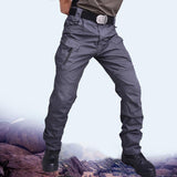 Men's Tactical Pants Multi Pocket Elastic Waist Military Trousers Male Casual Cargo Pants Men Clothing Slim Fit 5XL Sweatpants aidase-shop