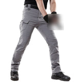 Men's Tactical Pants Multi Pocket Elastic Waist Military Trousers Male Casual Cargo Pants Men Clothing Slim Fit 5XL Sweatpants aidase-shop