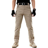 Men's Tactical Pants Multi Pocket Elastic Waist Military Trousers Male Casual Cargo Pants Men Clothing Slim Fit 5XL Sweatpants aidase-shop