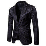 Aidase (Jackets + Pants) Men Business Casual Slim Suit Sets Fashion printed Tuxedo Wedding formal dress Blazer stage performances Suit aidase-shop