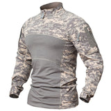 ReFire Gear Tactical Combat Shirt Men Cotton Military Uniform Camouflage T Shirt Multicam US Army Clothes Camo Long Sleeve Shirt aidase-shop